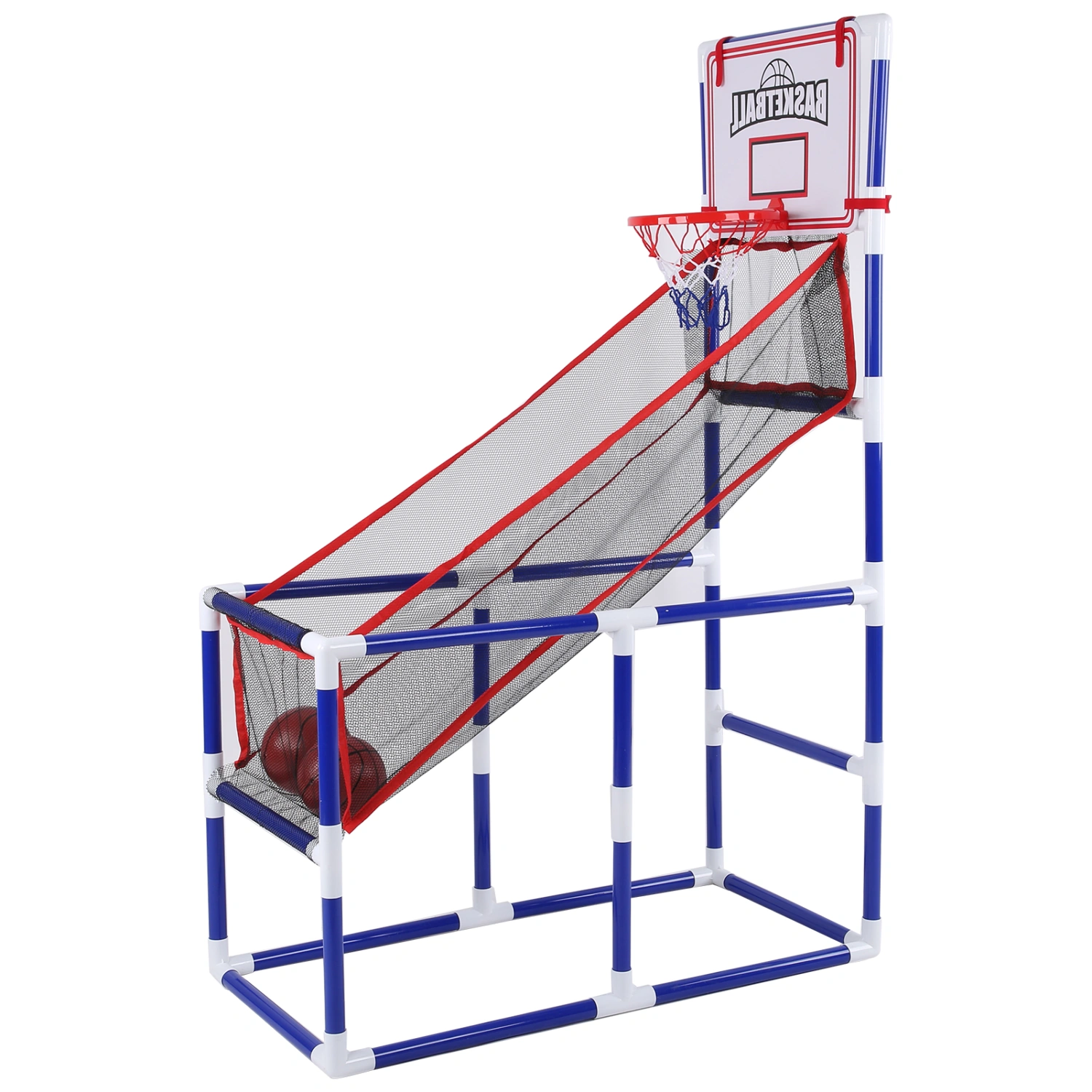 Kids Basketball Hoop Game DIY Assembly Indoor Outdoor Sports Basketball Game ToyBasketball Hoop Game