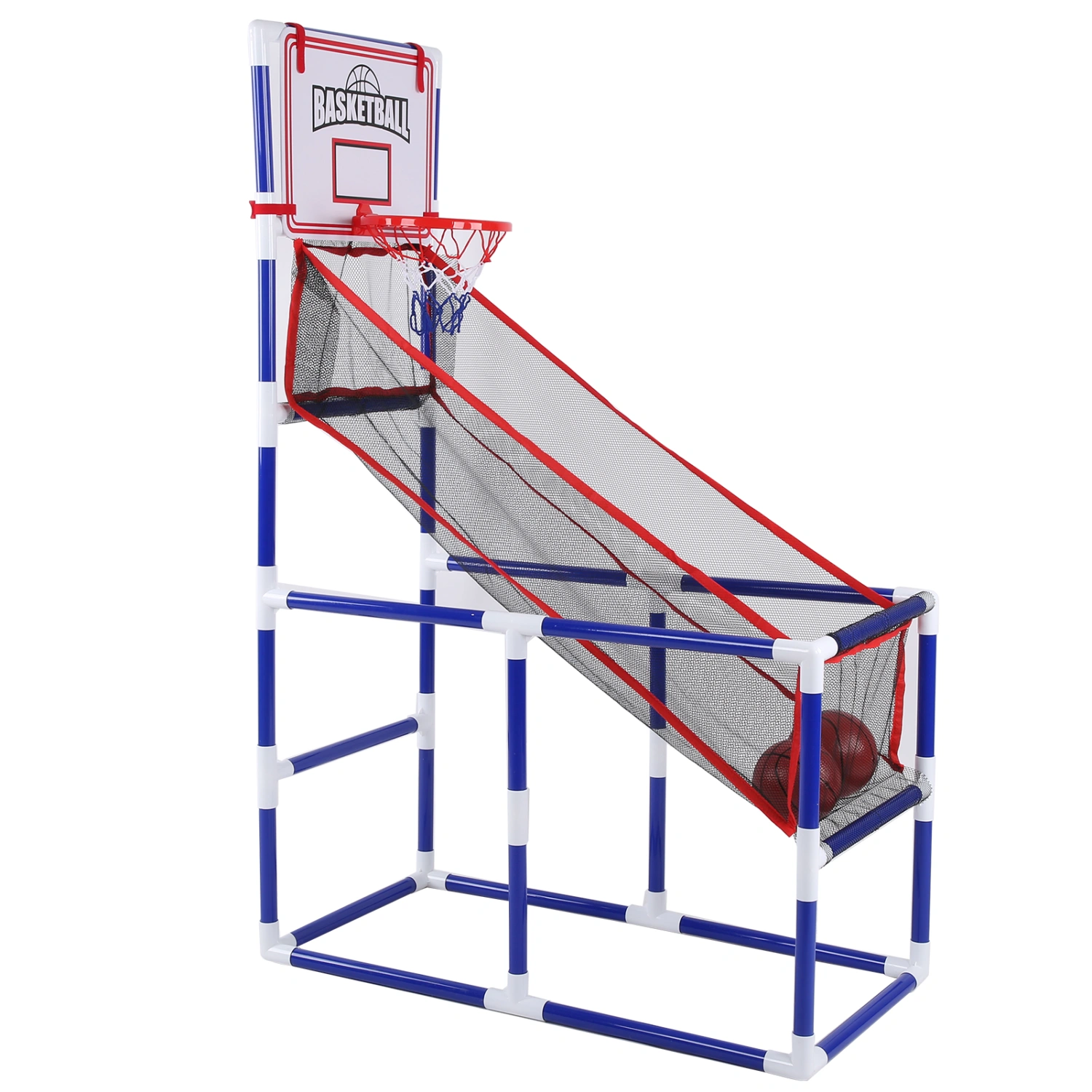 Kids Basketball Hoop Game DIY Assembly Indoor Outdoor Sports Basketball Game ToyBasketball Hoop Game