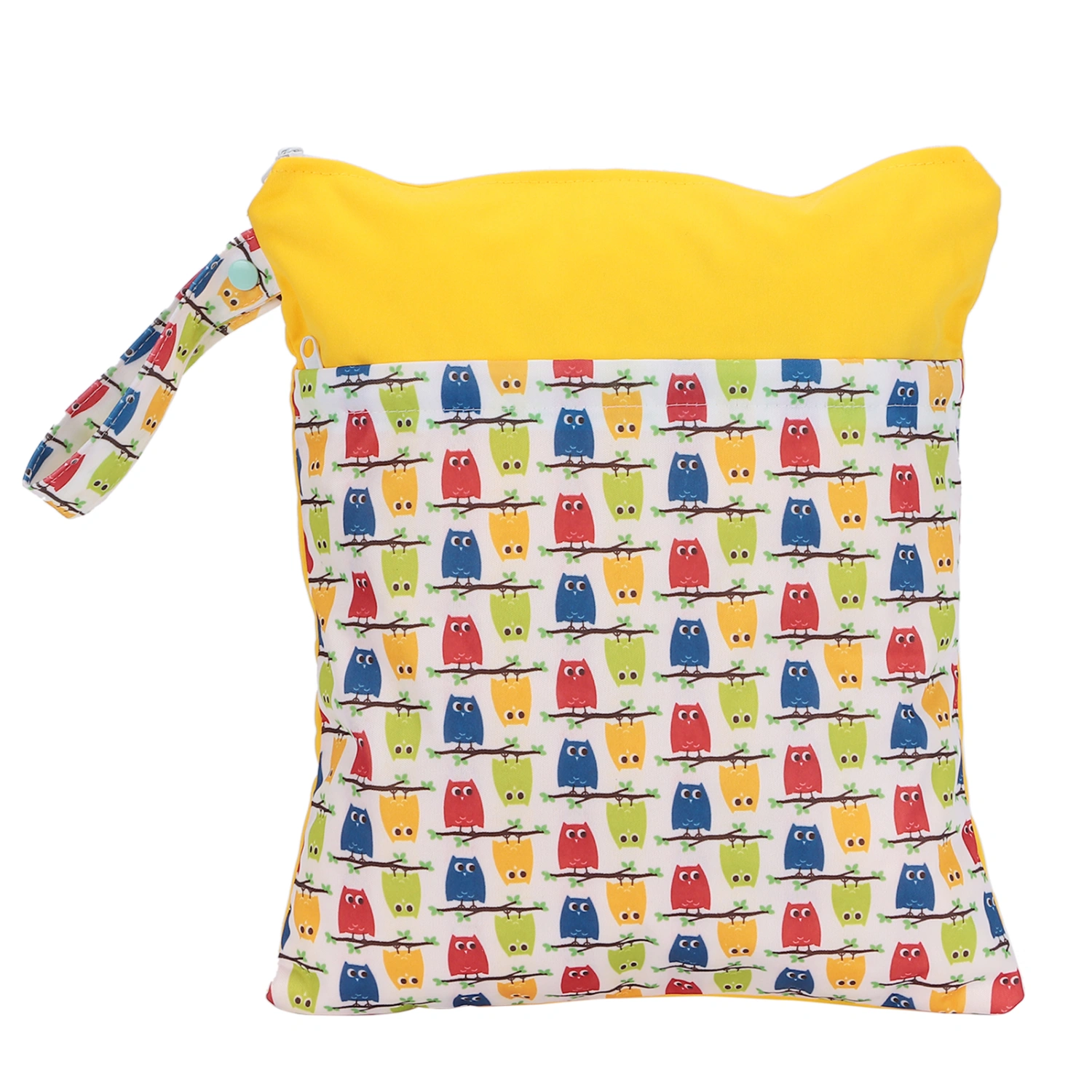 Cartoon Pattern Wet Dry Diaper Bag Cute Travel Portable Diaper Nappy Storage Bag#2