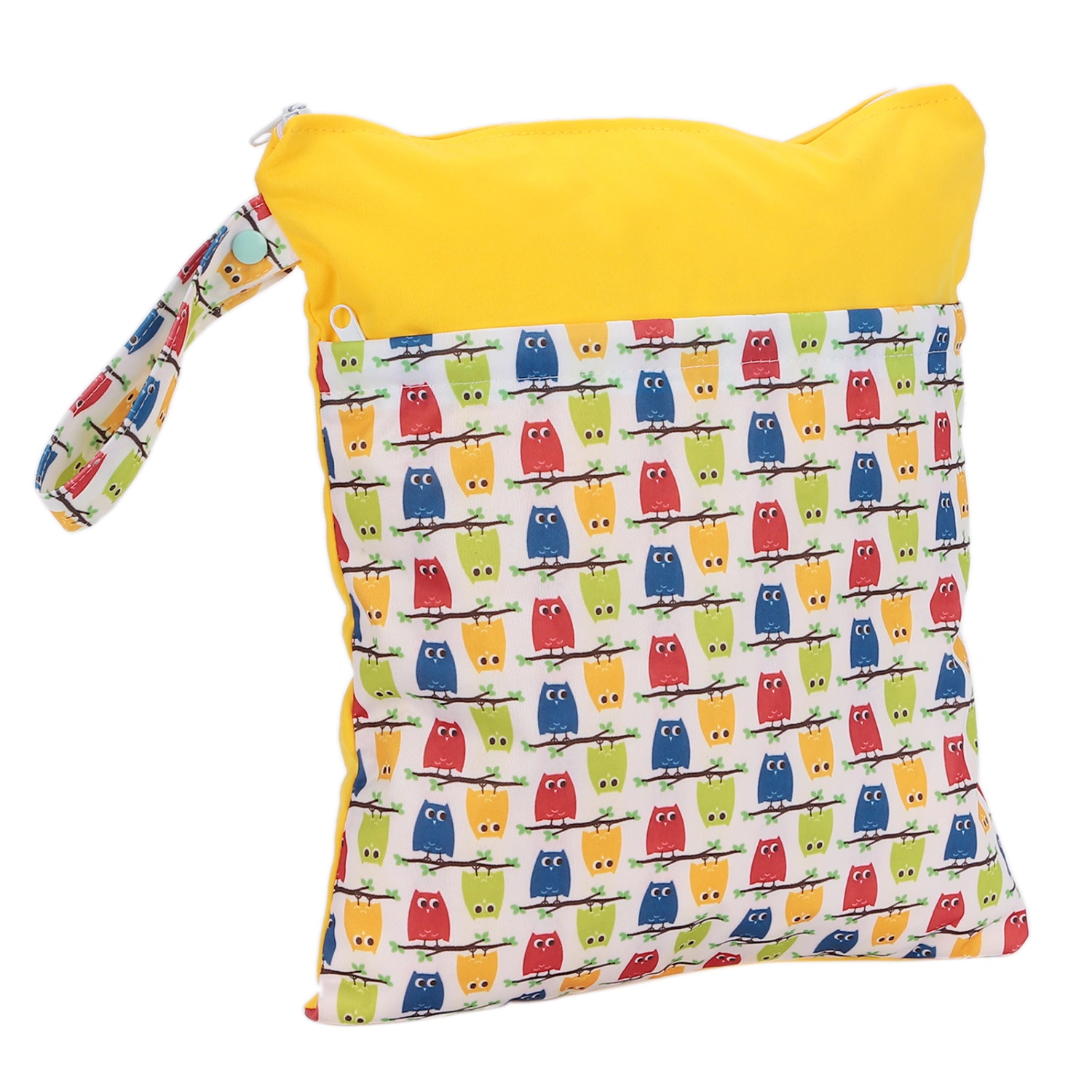 Cartoon Pattern Wet Dry Diaper Bag Cute Travel Portable Diaper Nappy Storage Bag#2