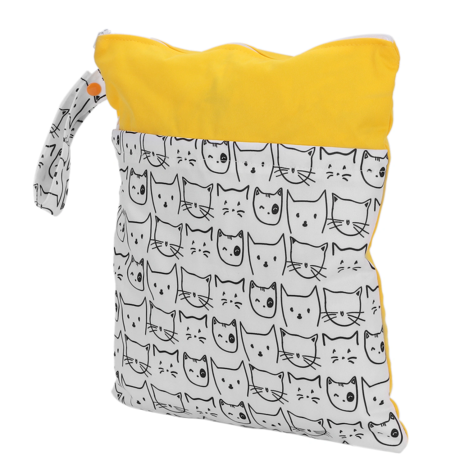Cartoon Pattern Wet Dry Diaper Bag Cute Travel Portable Diaper Nappy Storage Bag#1