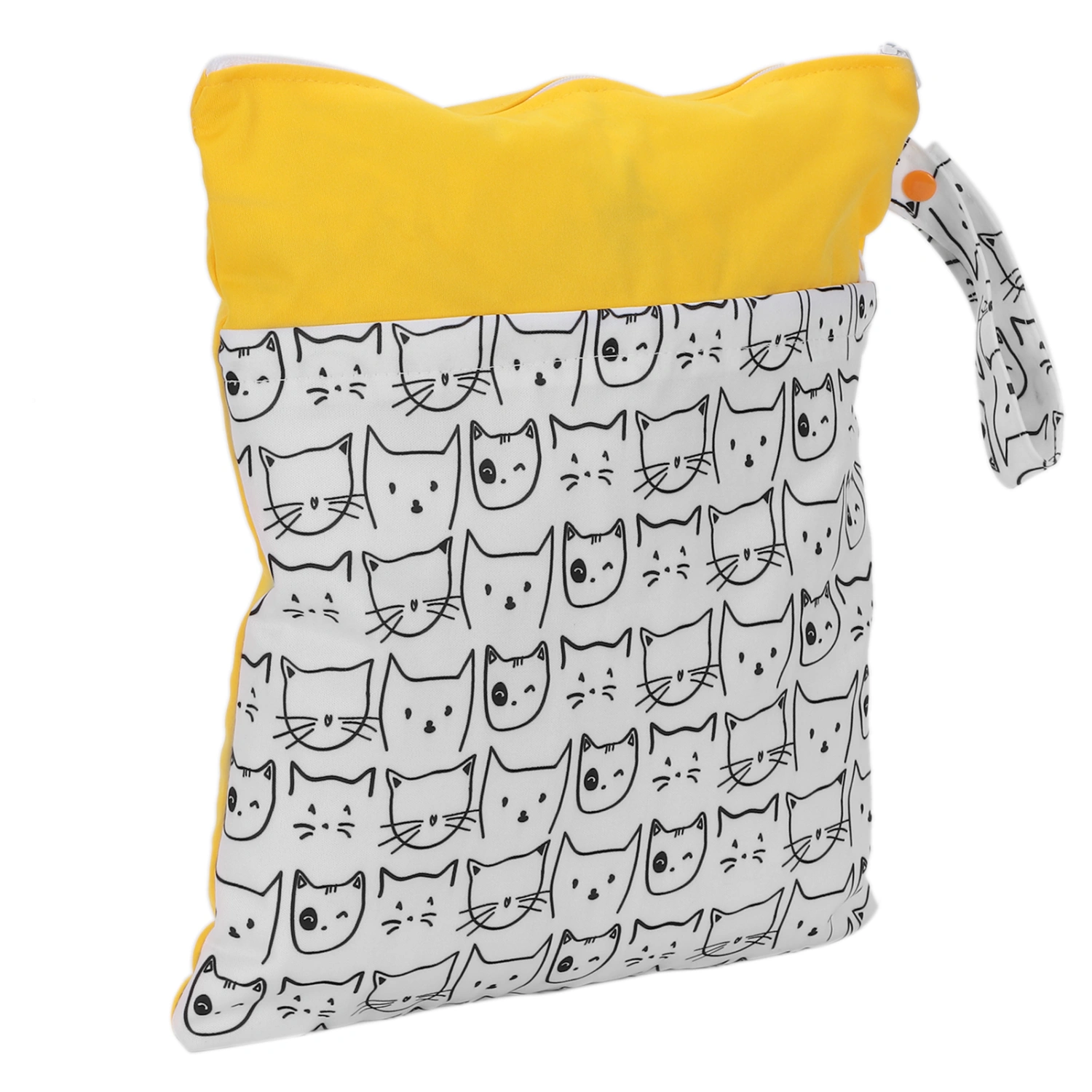 Cartoon Pattern Wet Dry Diaper Bag Cute Travel Portable Diaper Nappy Storage Bag#1