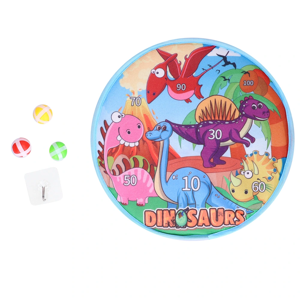 Cartoon Educational Early Learning Hook &amp; Loop Ball Target Toy Children Kids Gift Game ToysDinosaur