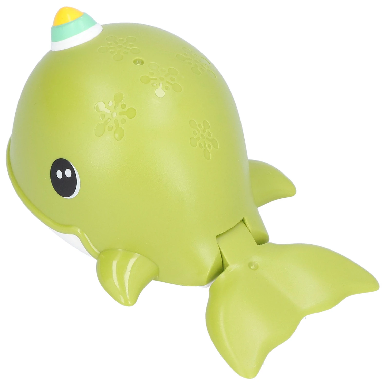 Baby Bath Floating Toys Cute Whale Clockwork Water Toy for Kids Swimming Bath ShowerGreen