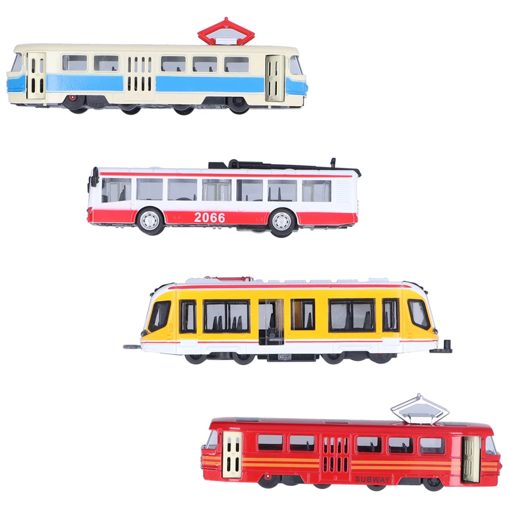 HighSpeed Railway Bus Model PullBack Vehicle Collection Model Toy for Children(C Group )