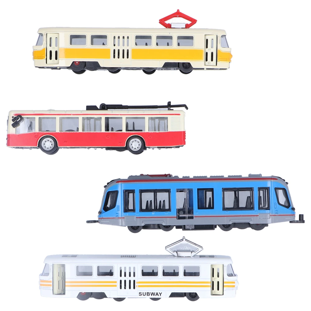 HighSpeed Railway Bus Model PullBack Vehicle Collection Model Toy for Children(B Group )