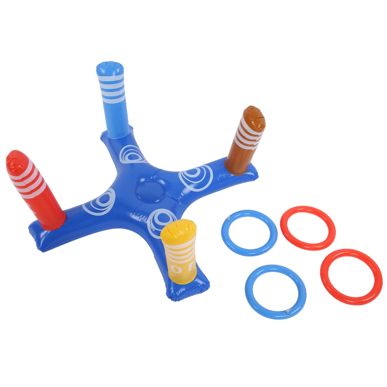 Inflatable Pool Toss Game Summer Swimming Pool Floating Toss Game Party AccessoriesBlue