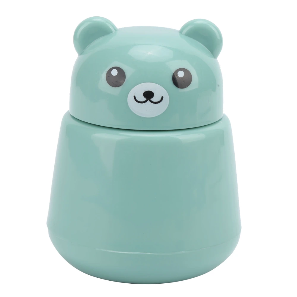 Portable Pills Grinder Cute Bear Pattern Manual Tablet Pills Crusher for kids Elder PetsGreen