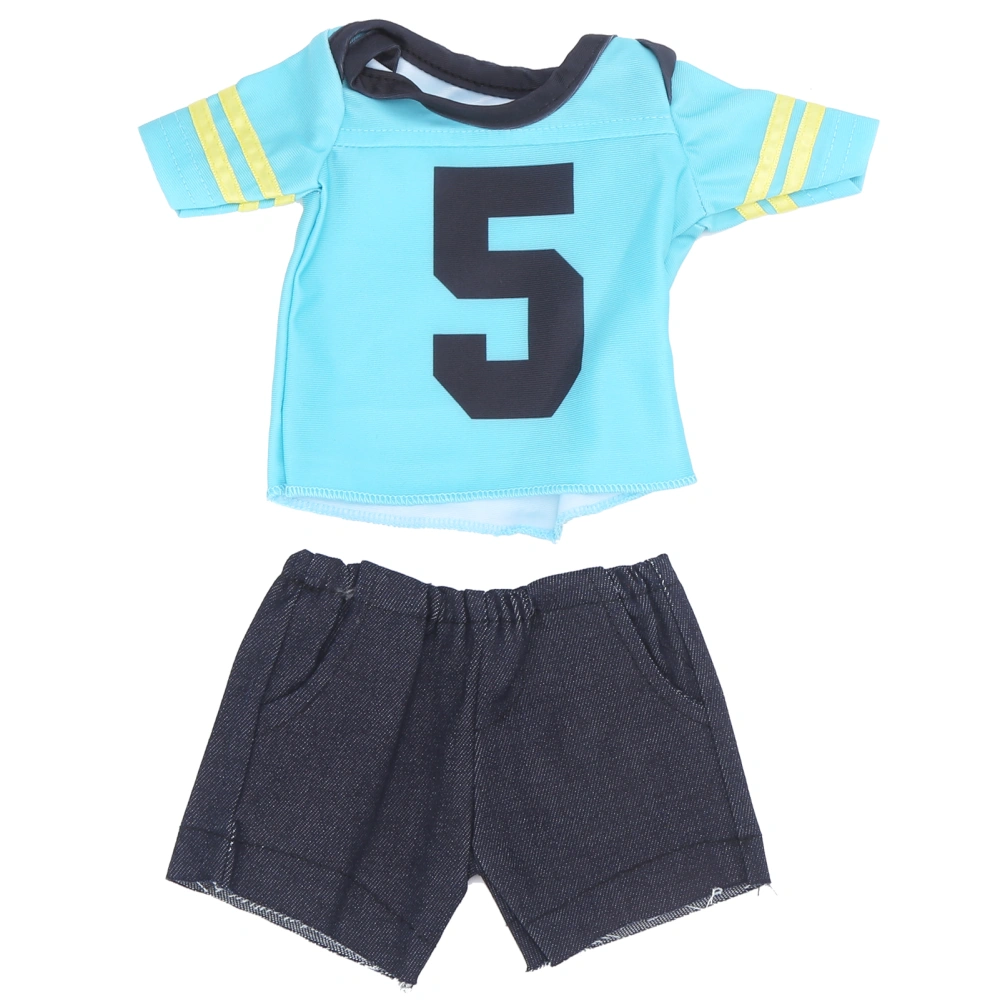 T-Shirt Baby Doll Clothes 18Inch Baby Doll Clothes Exercise Outfit Children Birthday Gift(QD18-049 )