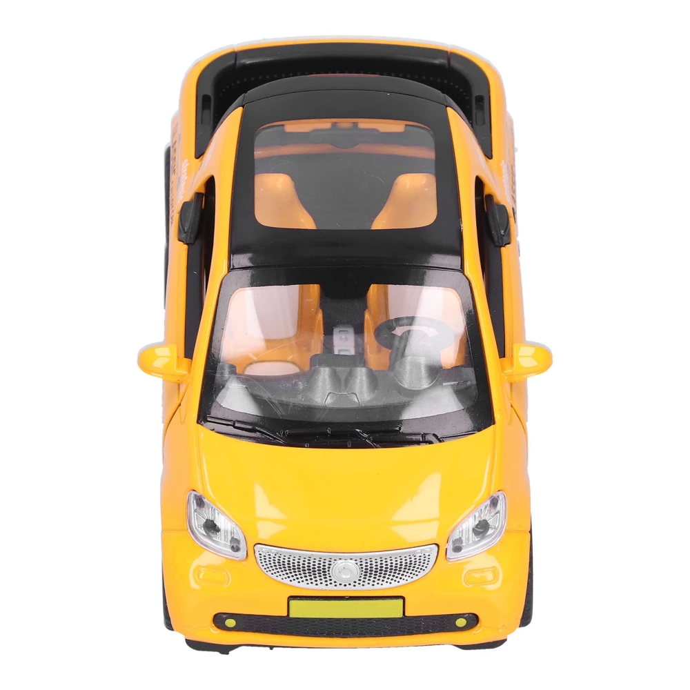 Pickup Truck Model Highly Simulation Pull‑Back Car Vehicle Toy with Light Sound EffectYellow