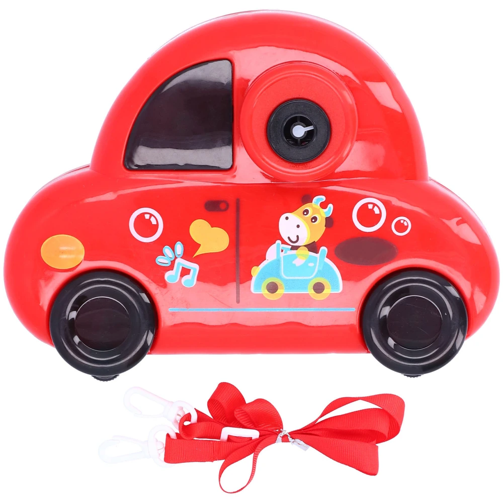 Cute Car Bubble Machine Portable Electric Light Music Bubble Maker Children Toy Gift