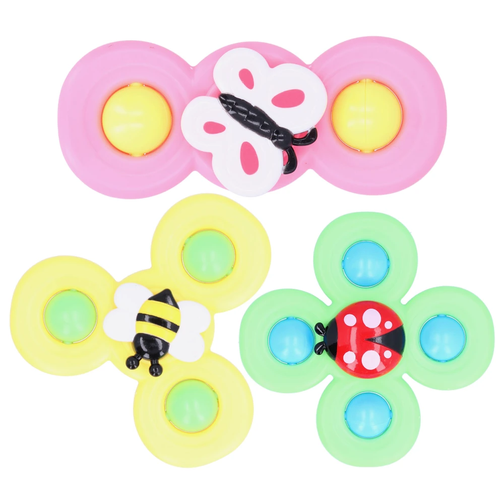 3pcs Suction Cup Fingertip Toy Silicone Suction Cup Baby Toys Children Kids Toddler Bath Toy