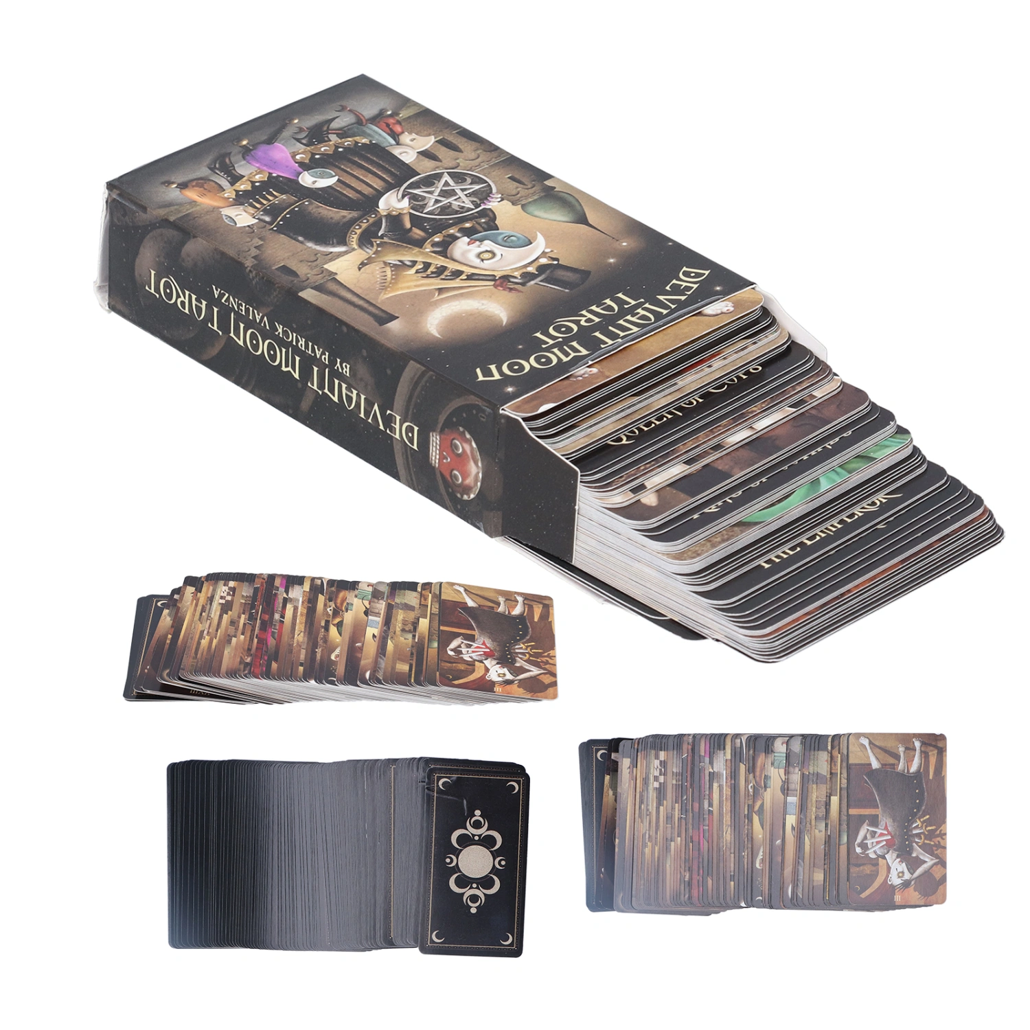Paper Tarot Deck Divination Playing Cards Interaction Paper Tarot Cards Board Game English Version