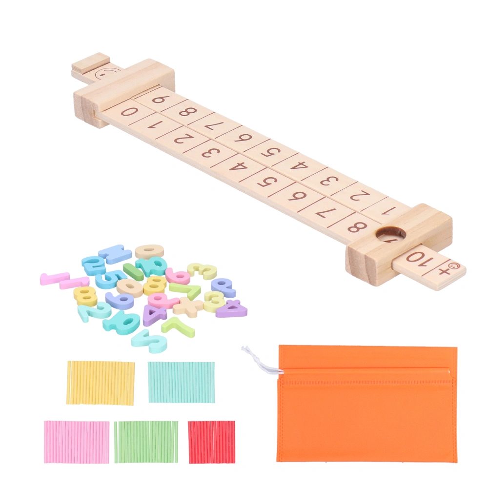 Wooden Addition Subtraction Counting Stick Rod Number Blocks Ruler Children Educational ToyAddition Subtraction Counting Stick Toy