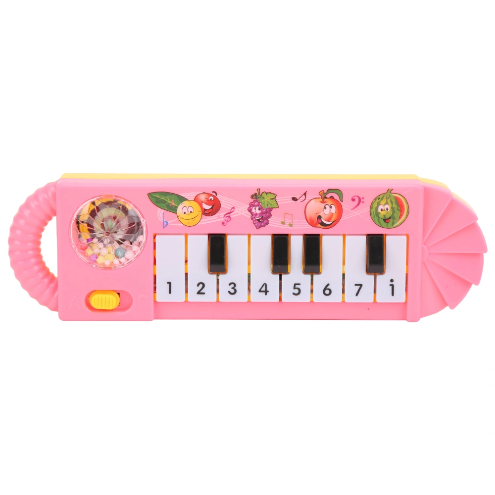 Small Music Piano Toy Early Educational Children Baby Portable Musical Piano ToyPink