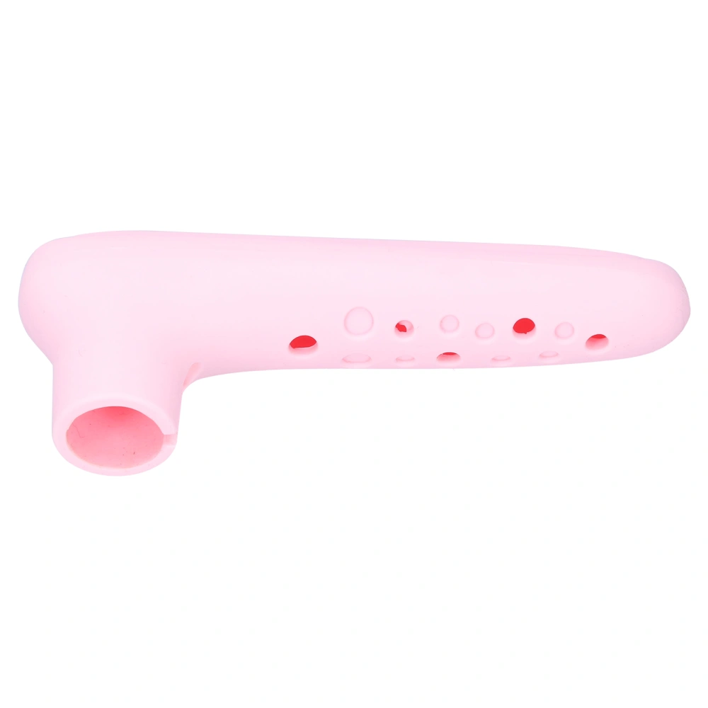 Silicone Door Handle Cover AntiCollision AntiStatic Doorknob Protective Sleeve Child Safety(Pink )