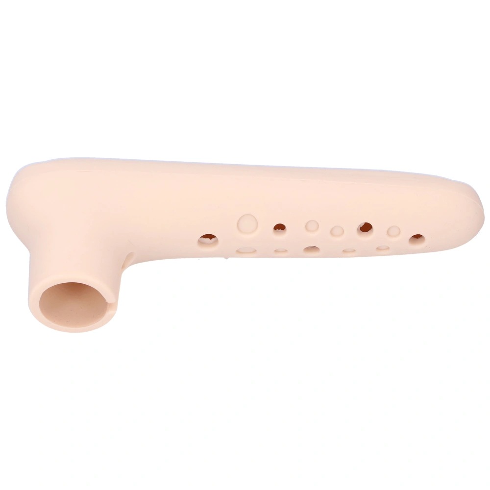 Silicone Door Handle Cover AntiCollision AntiStatic Doorknob Protective Sleeve Child Safety(Beige )