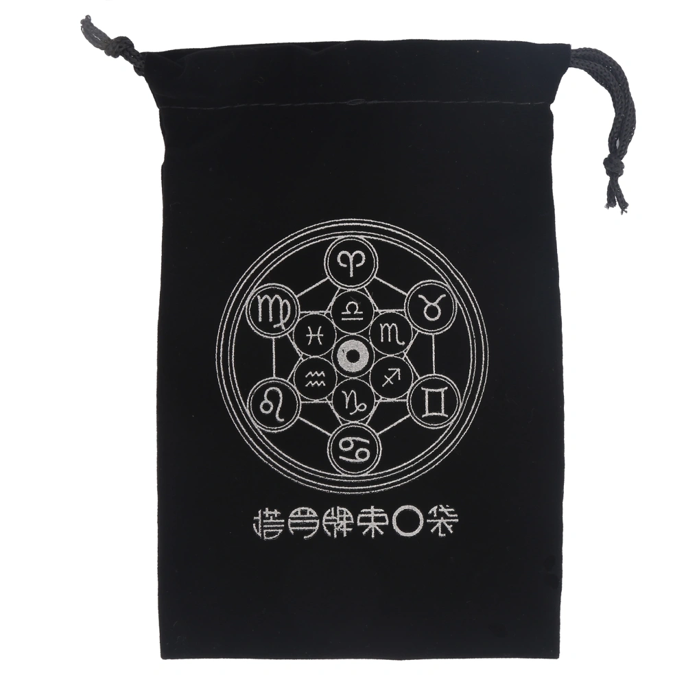 18 x 12cm Tarot Bag Pouch Playing Cards Jewelry Coins Accessory Storage Drawstring Bag