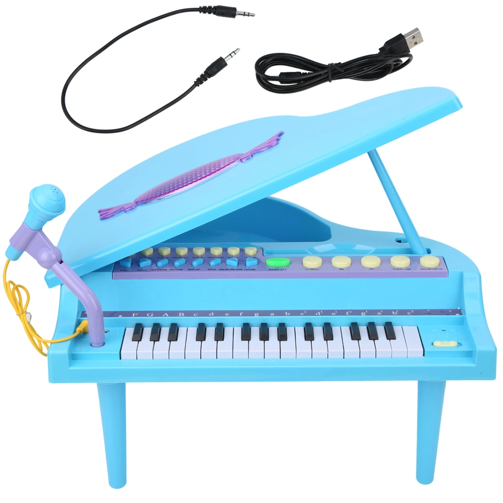 Grand Piano Toy 32 Keys Electric Music Instrument Piano Educational Children Kid Toy