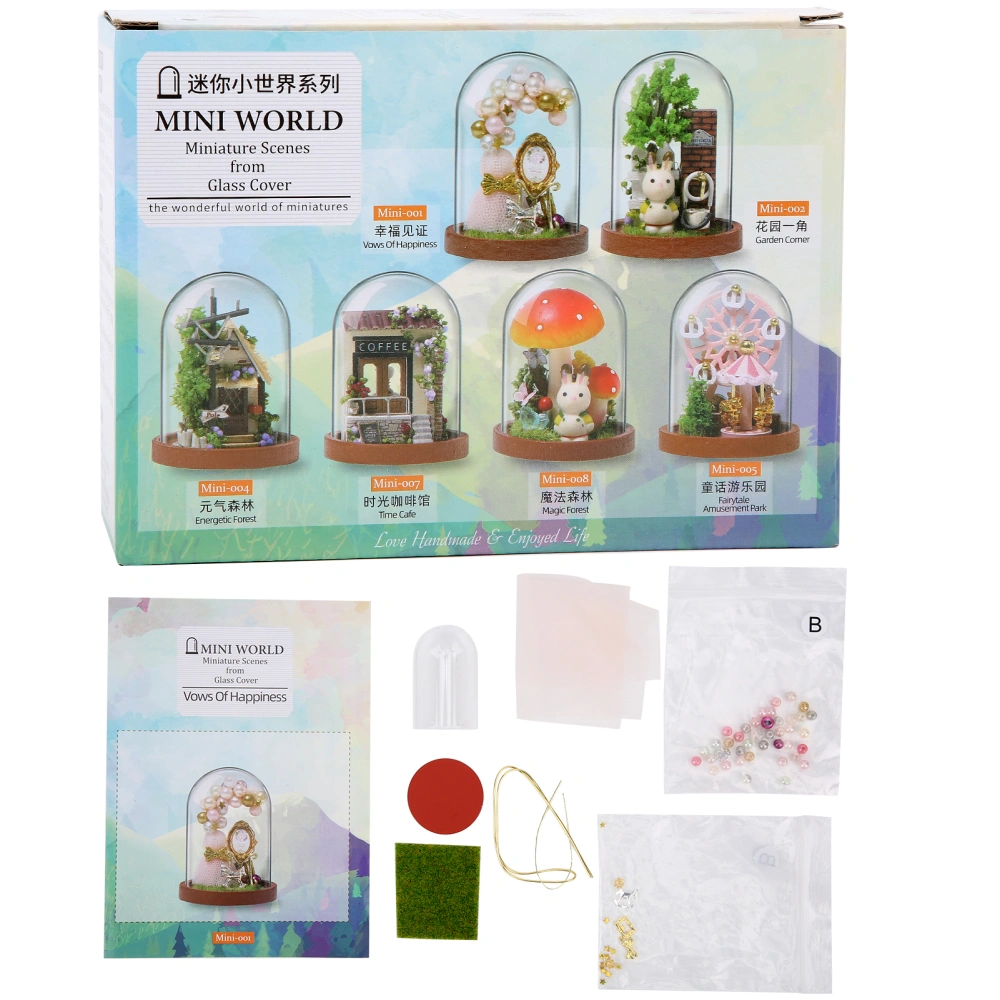 DIY Doll House Simulation Miniature Wooden Model Decoration for Children Girl GiftsMINI001