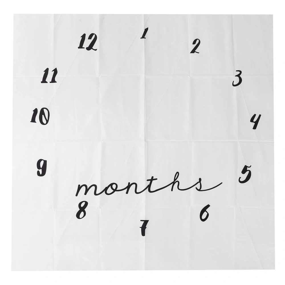 Infant Milestone Cloth Newborn Baby Monthly Photography Background Cloth Accessories