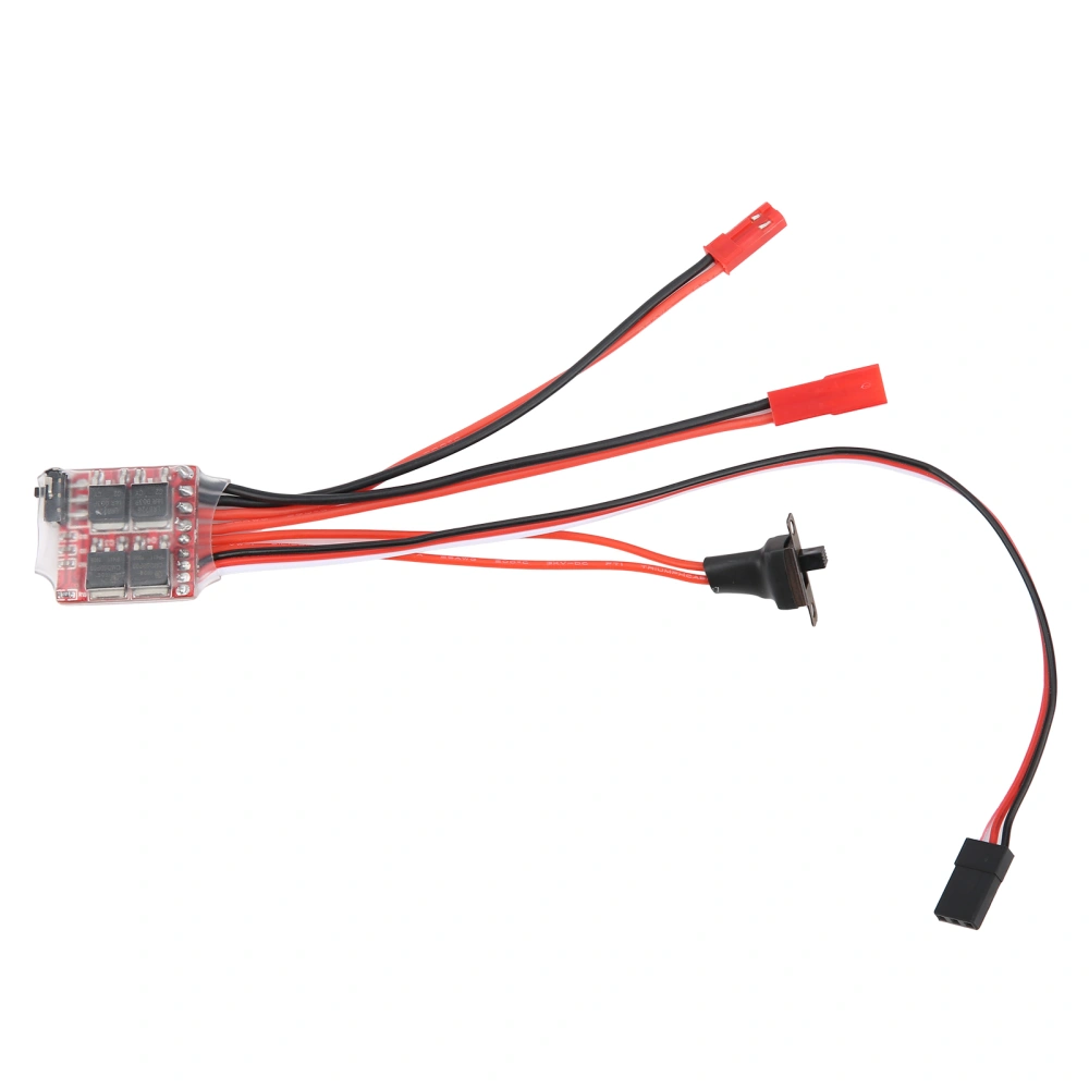 20A ESC 2KHz Forward Reverse Electronic Speed Controller with Brake for RC Car Boat ModelBeushed ESC