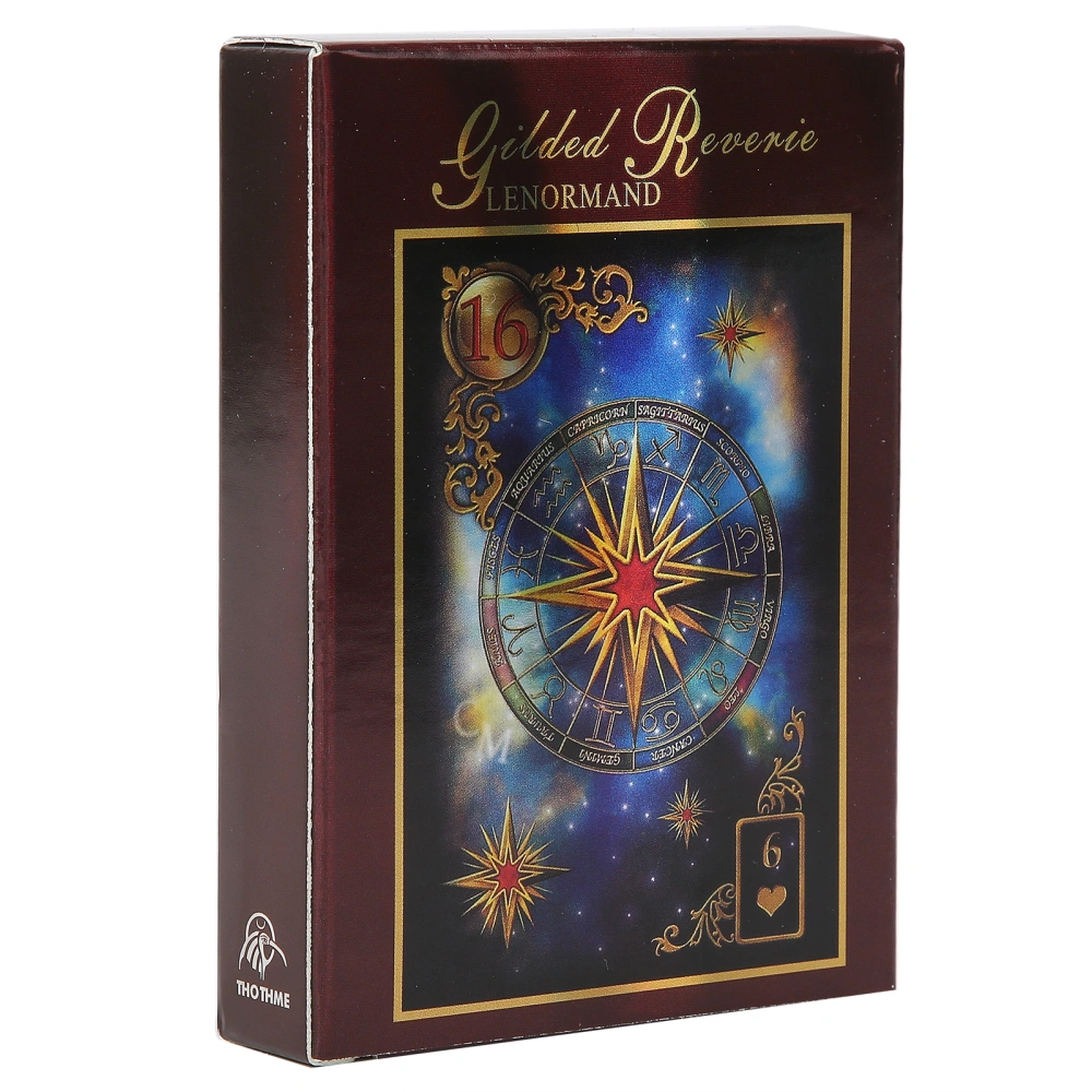 Tarot Cards Deck Hologram Paper English Divination Card Interactive Board Game ToyTarot Cards