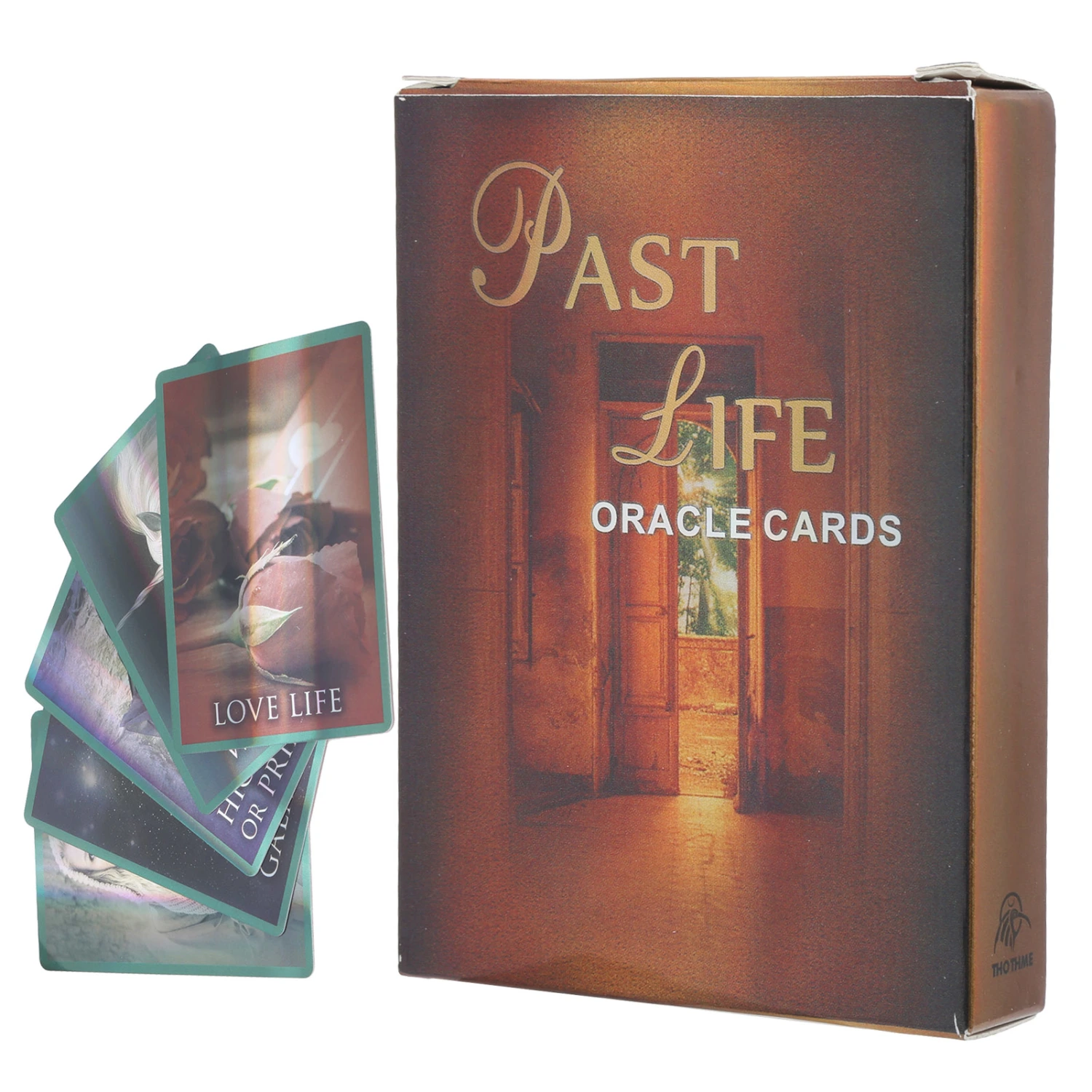 Tarot Cards Deck Hologram Paper English Version Fate Divination Card Board Game Toy