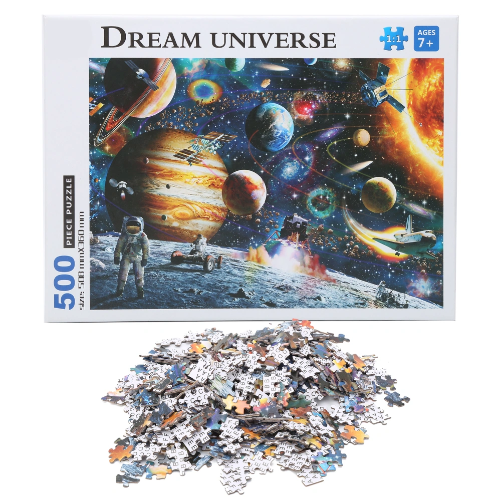 500pcs Exquisite Pattern Children Puzzles Jigsaw Parent Child Interaction Toys Gift(Puzzle )