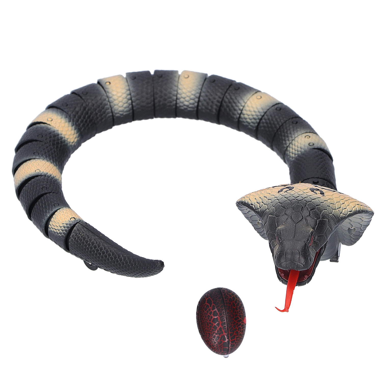 Infrared Remote Control Snake Toy Simulation Snake Animal Model Electric Trick ToyStripe