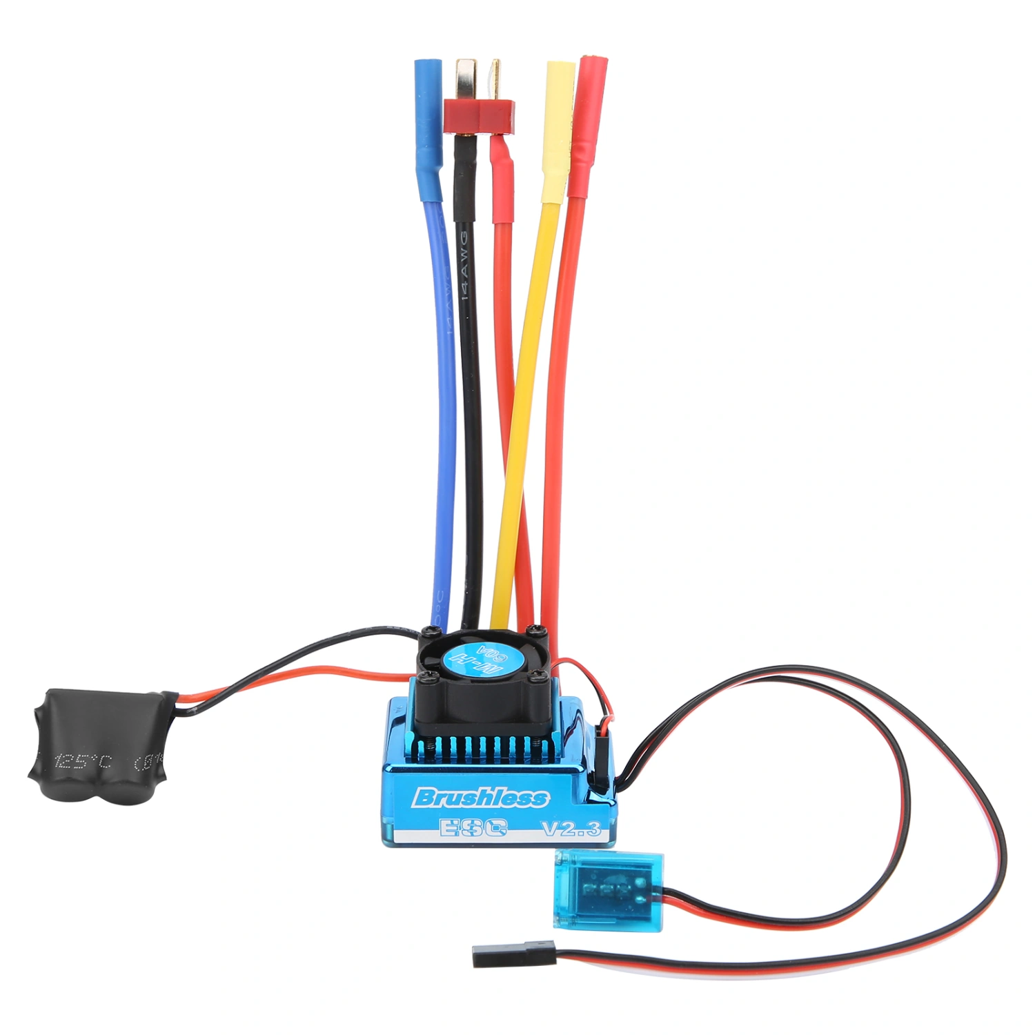 Brushless ESC Waterproof Dustproof Electronic Speed Controller for 1/10 RC Car Model60A