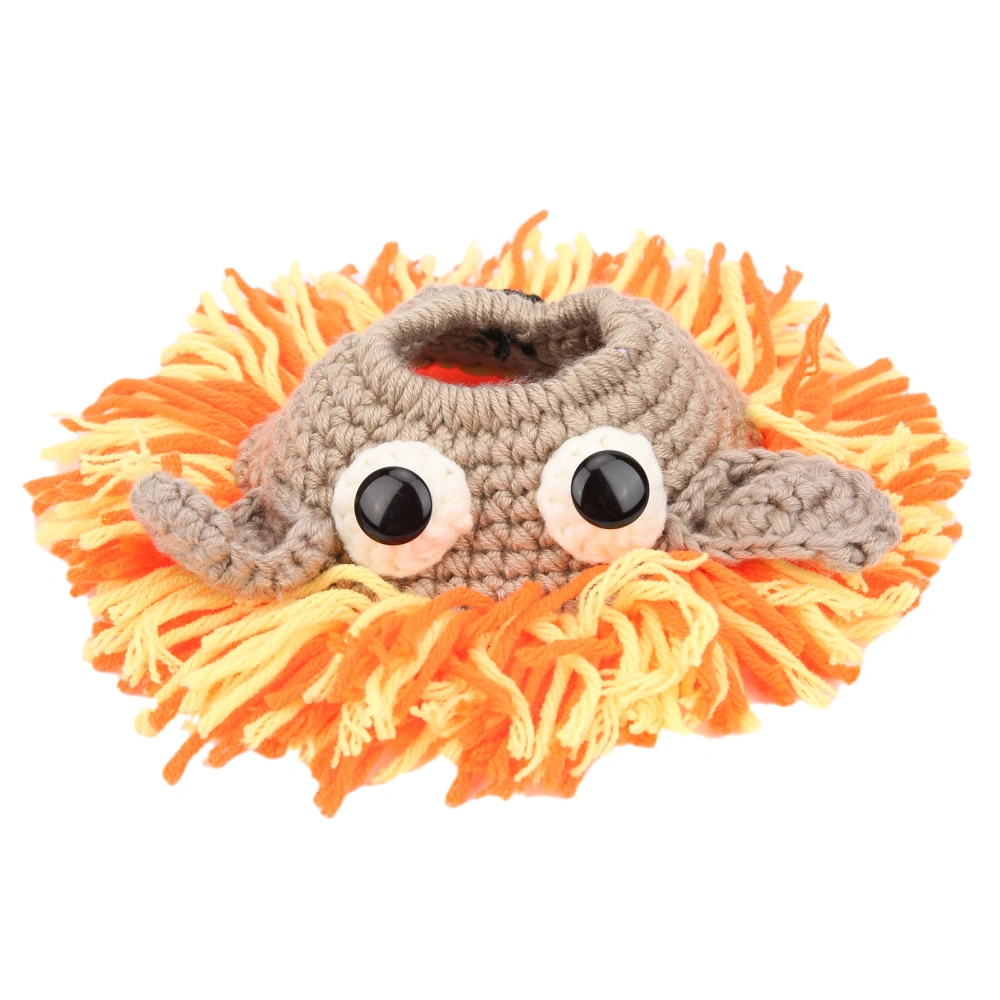 Hand Knitted Camera Lens Decorative Ring Pendant Baby Photography Guide Doll Accessory#1