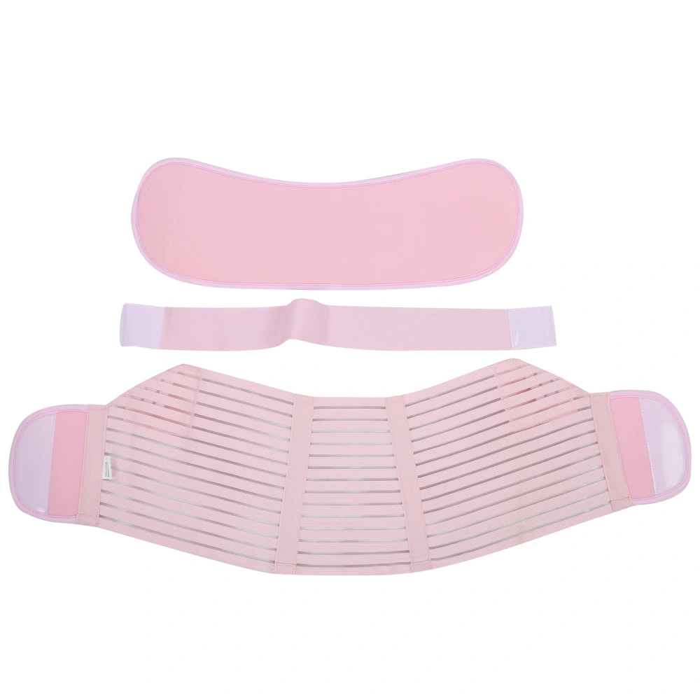 Maternity Support Belt Breathable Pregnancy Belly Band Adjustable Back Support BracePink L