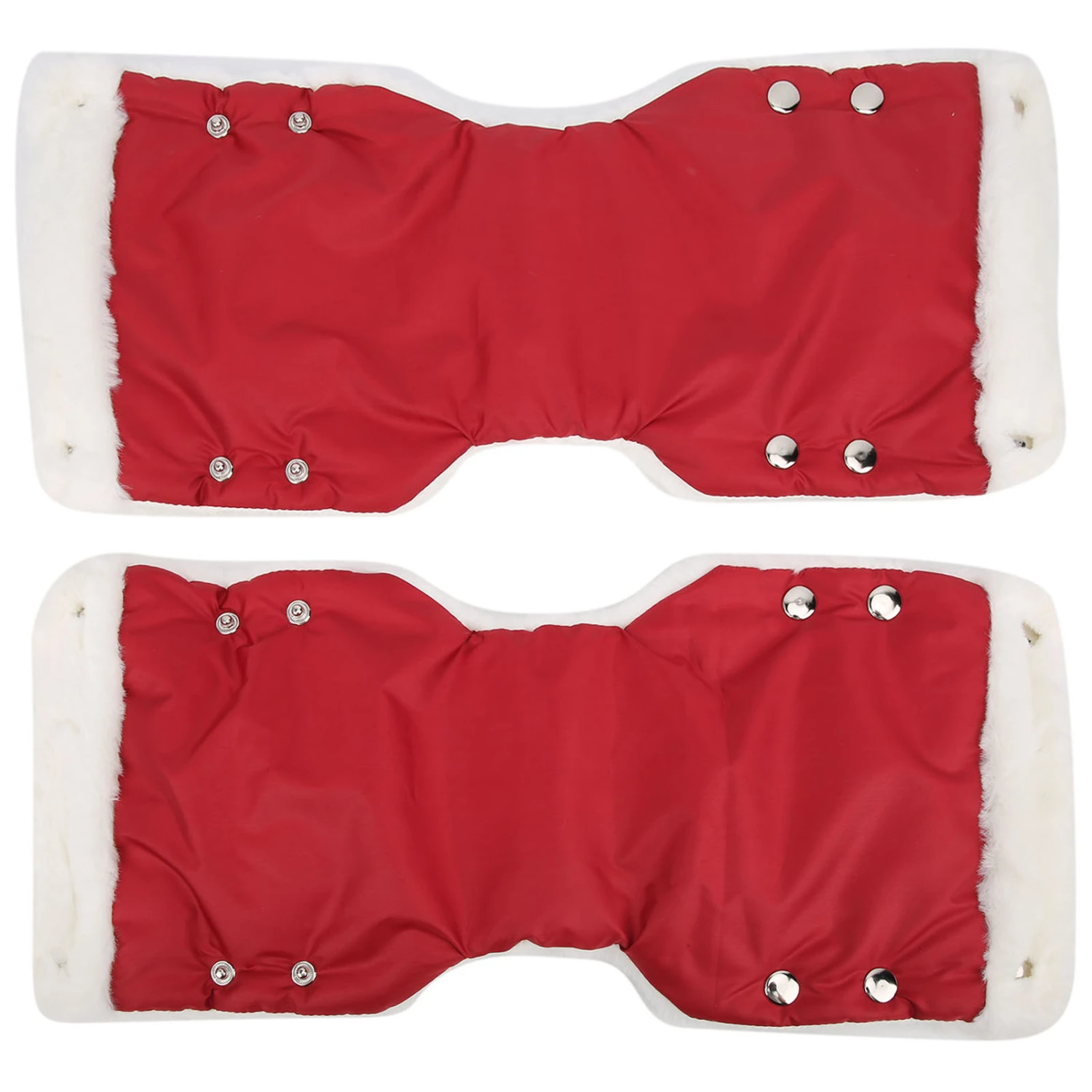Baby Stroller Gloves Stroller Hand Muff Warm Gloves Waterproof Carriage Handmuffs Stroller AccessoriesRed