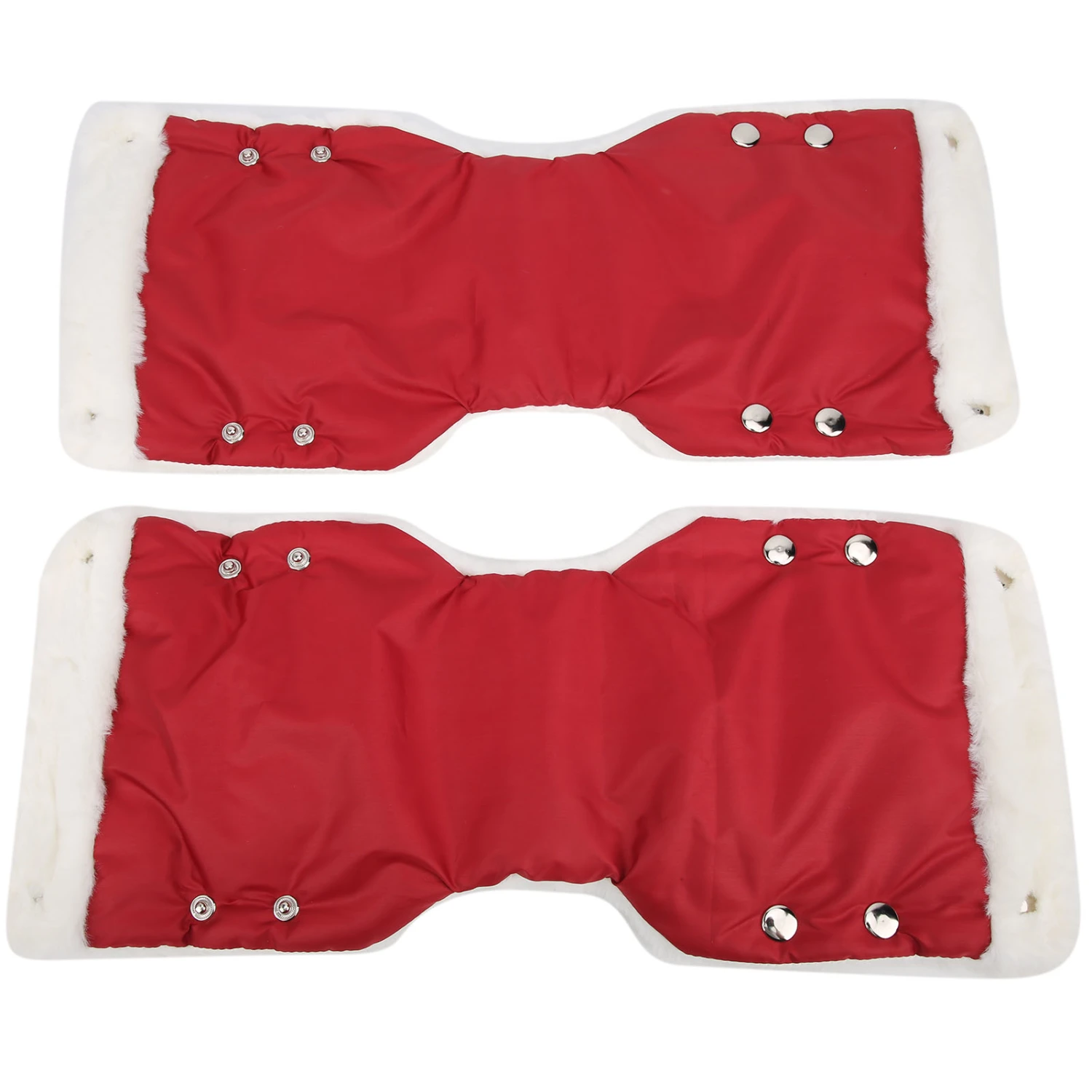 Baby Stroller Gloves Stroller Hand Muff Warm Gloves Waterproof Carriage Handmuffs Stroller AccessoriesRed