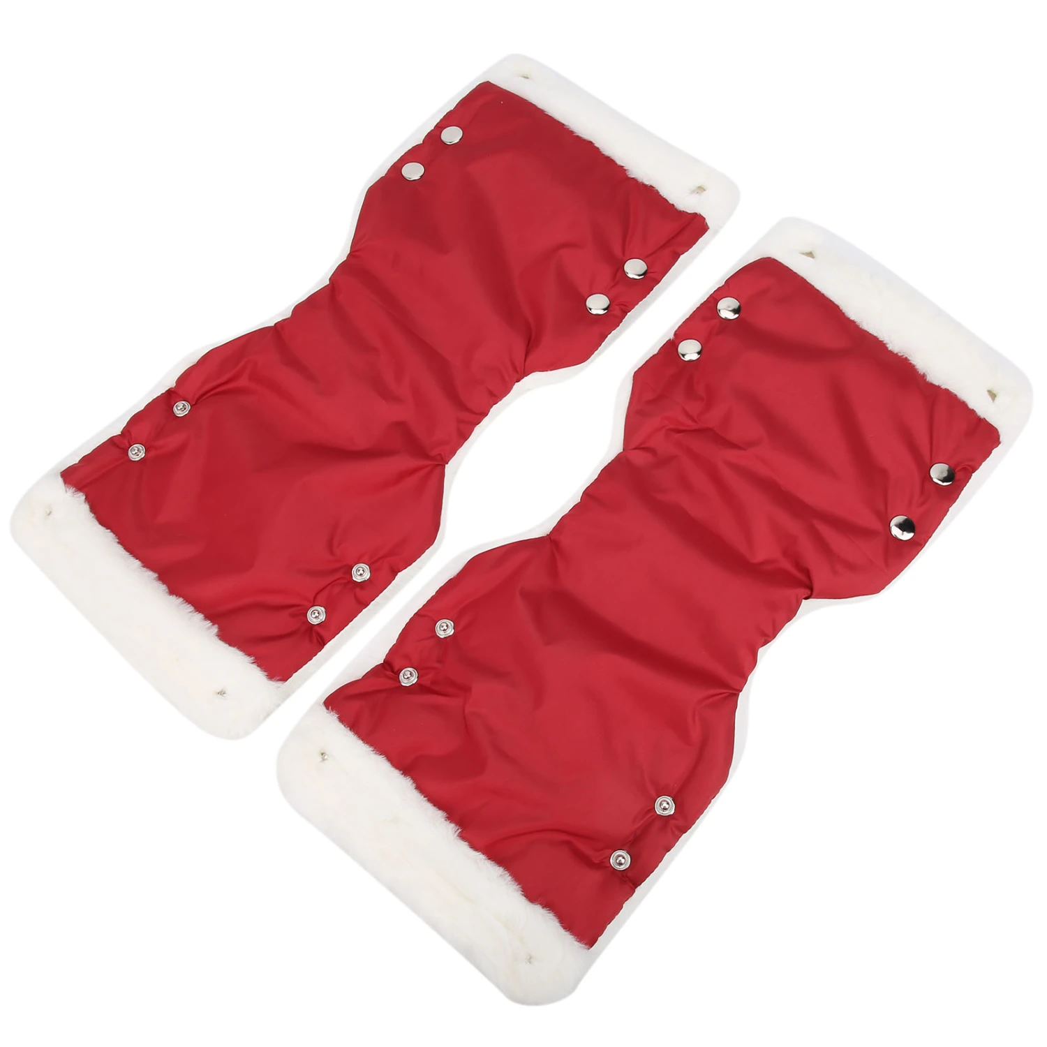 Baby Stroller Gloves Stroller Hand Muff Warm Gloves Waterproof Carriage Handmuffs Stroller AccessoriesRed