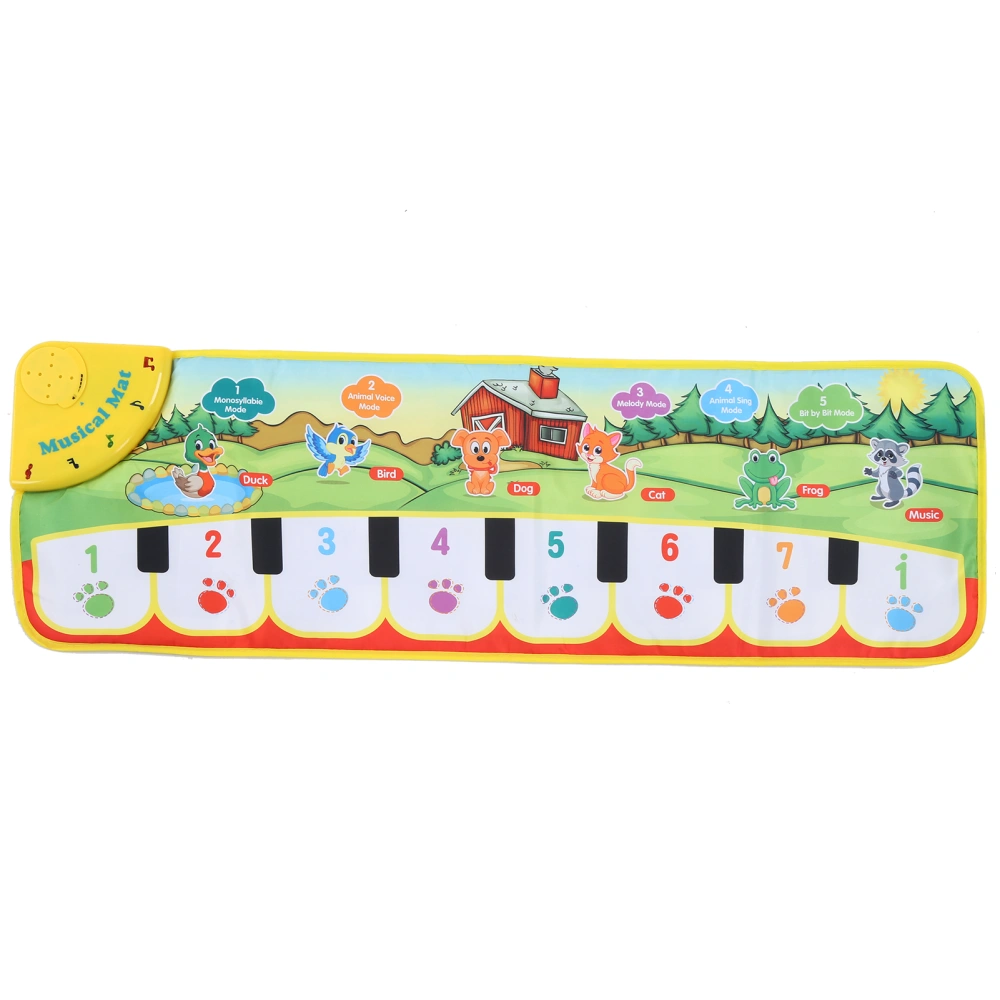 Baby Music Carpet Children Electronic Piano Keyboard Blanket Play Mat Educational ToysMusic Carpet