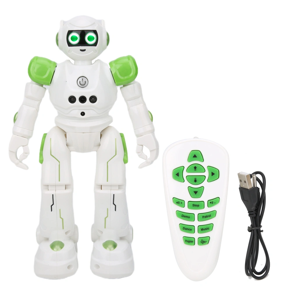 R11 RC Robot Toy Educational Remote Control Singing Dancing Children Robot ToyGreen