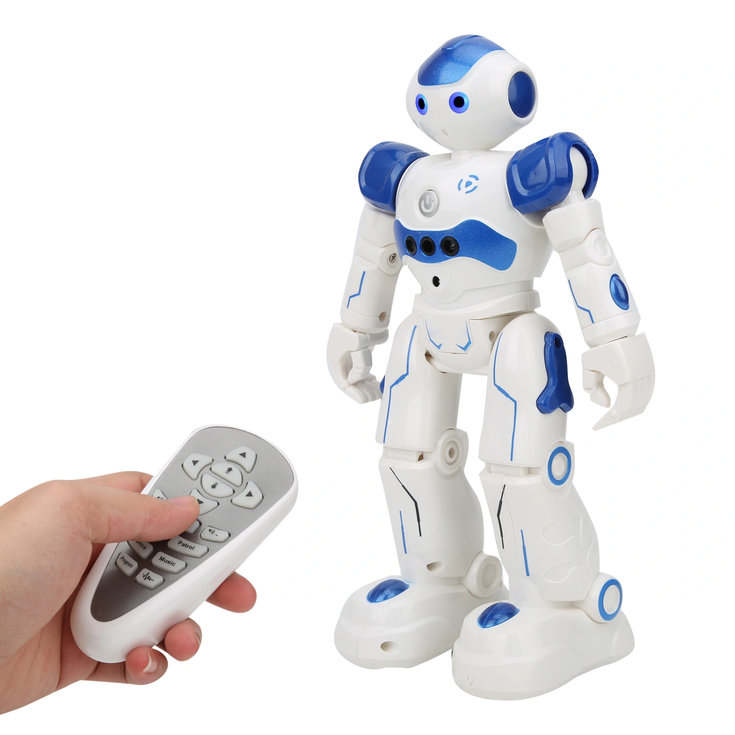 Remote Control Robot Toy Singing Dancing Electric Robot Educational Toy for Kids ChildrenBlue