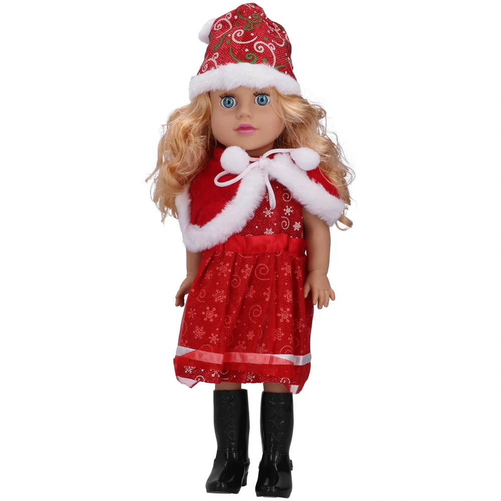 19inch Christmas Doll Set Cute Curly Hair Baby Toy Christmas Dolls for Children KidQ18-205