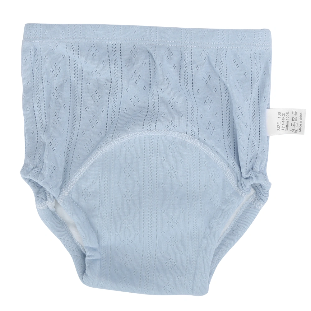 Baby Panties Diapers Cotton Breathable Infant Training Pants Newborn Diaper PantsBlue 100