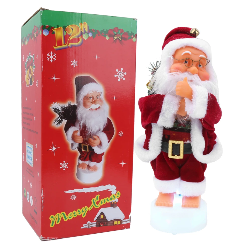 Electric Santa Claus Doll Music Santa Claus Toy Home Decoration Christmas OrnamentsSanta Claus Toy