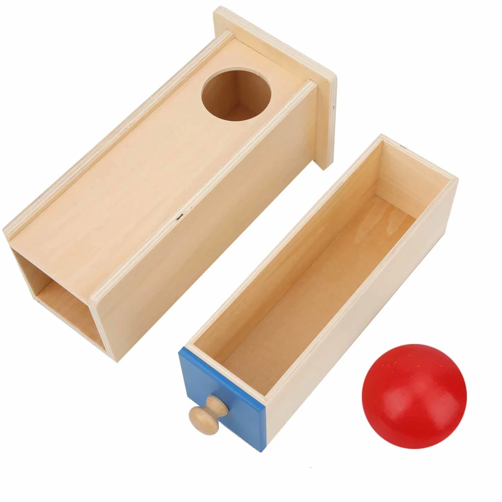 Baby Imbucare Box Children Toys Wooden Coin Ball Box Boys Girls Educational Toys#4