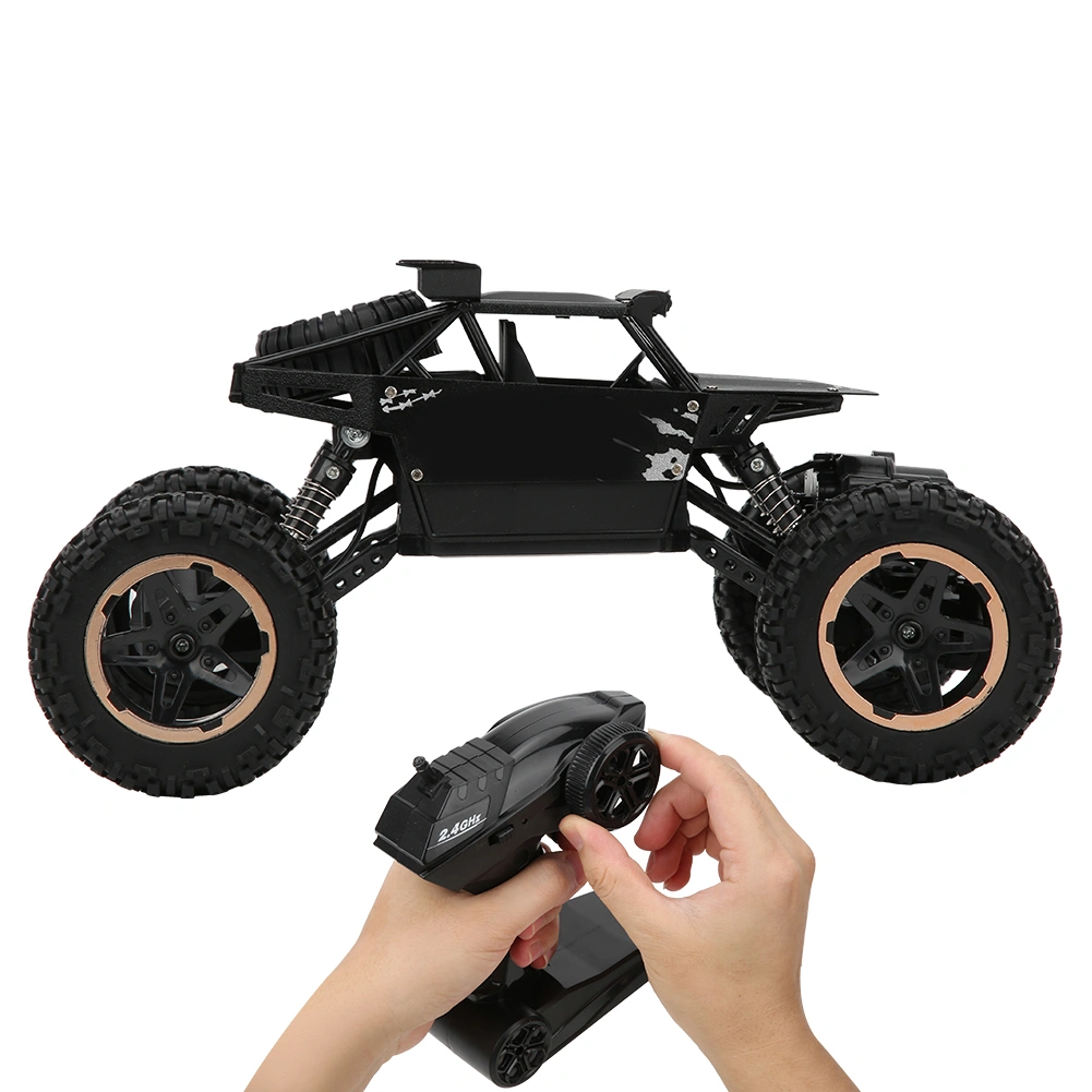 2.4G 1 : 18 Scale Highly Simulation Remote Control Car Model Toy Gift for Baby BoyBlack 1:18