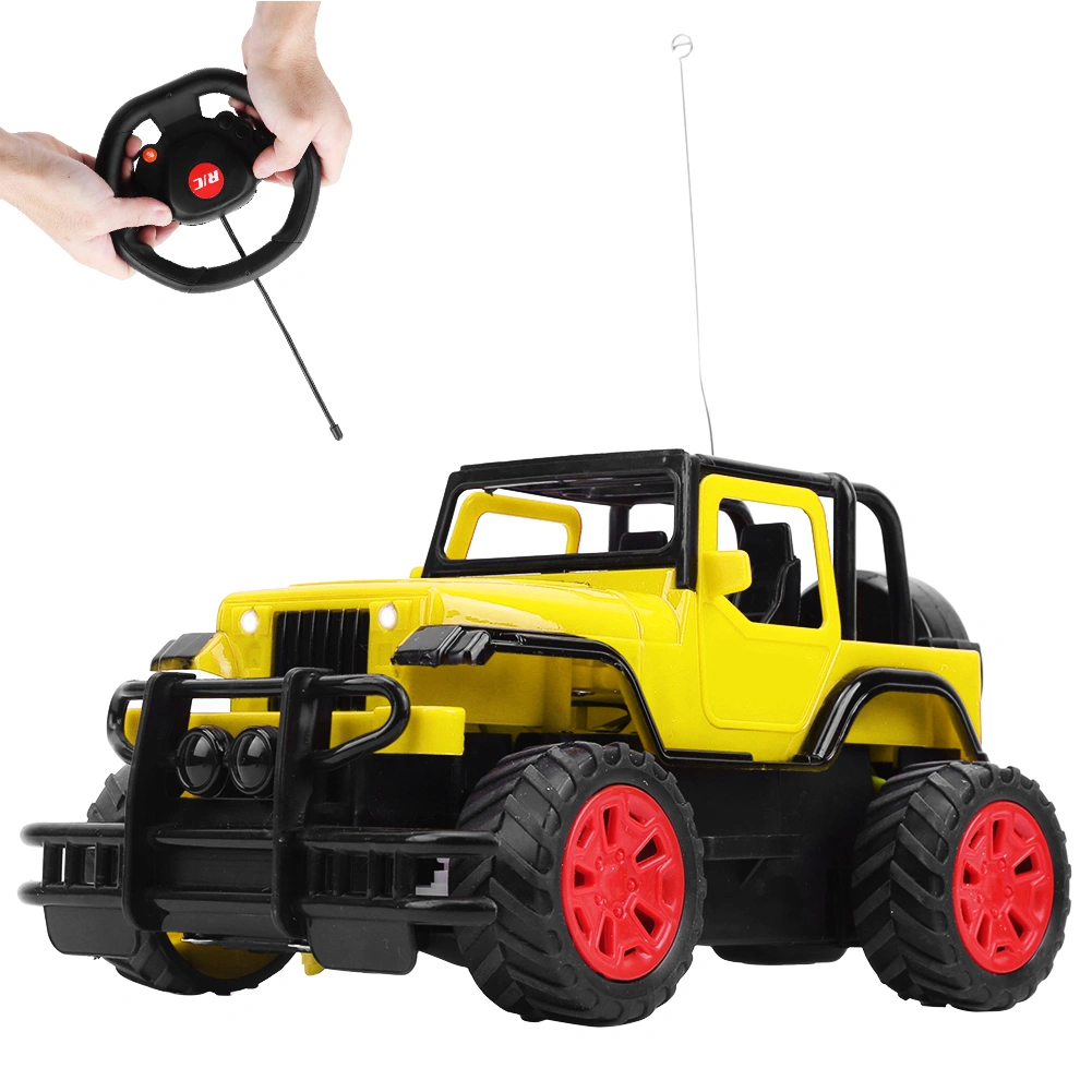 1:18 Remote Control Car Toy Highly Simulation Children Electronic RC Vehicle Toy EU Plug 110‑240VYellow RC Car