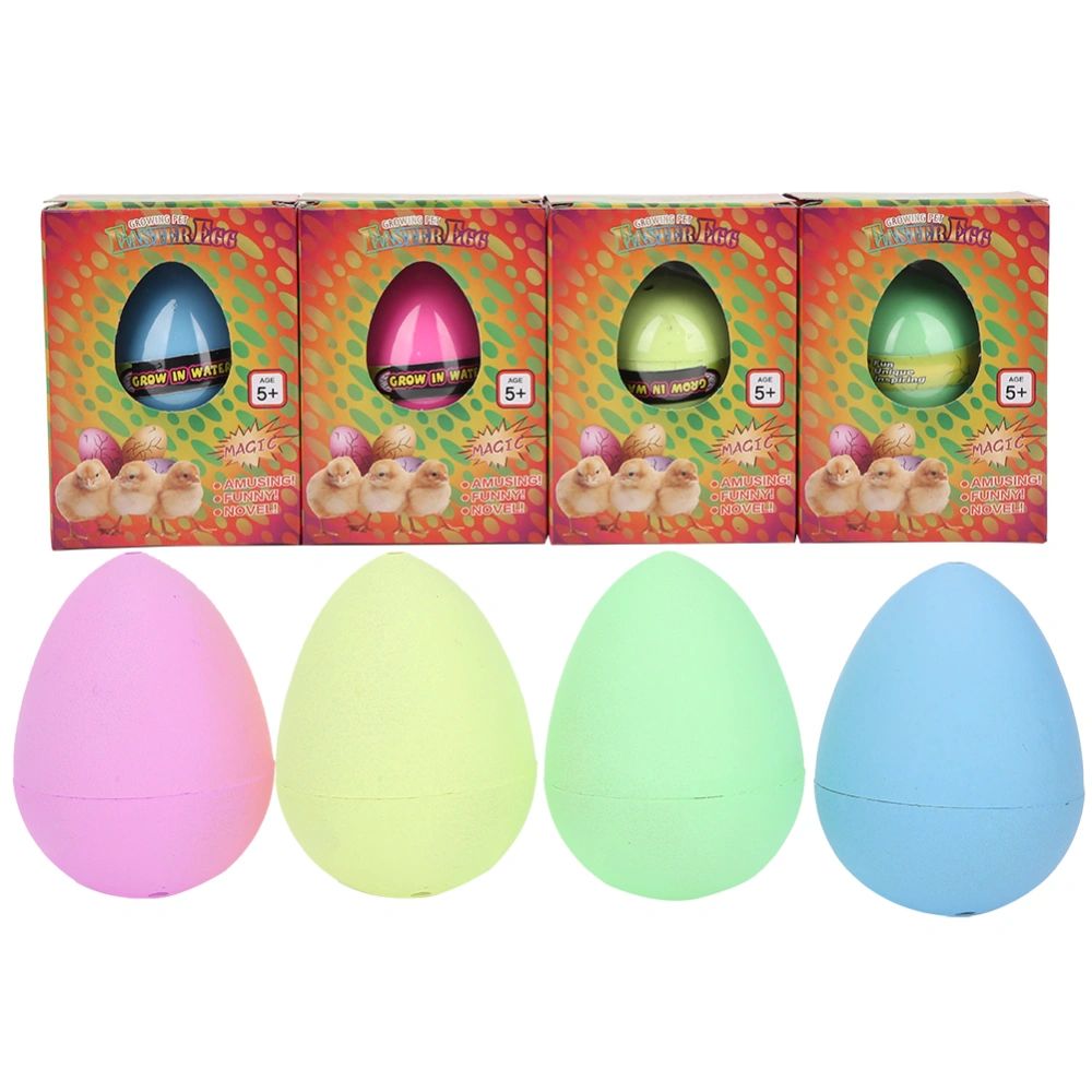 4pcs Easter Eggs Grow in Water Children Kid Toddler Christian Religious Eggs Toys