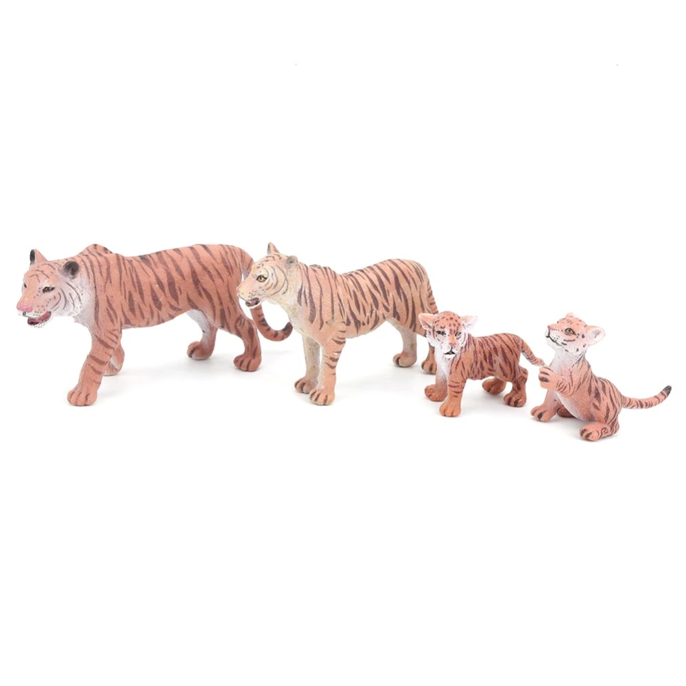 Animal Figurines Wildlife Models Decoration Highly Simulation Children Educational Toy4pcs