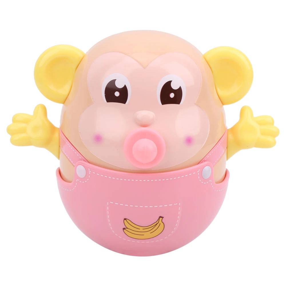 Baby Teething Toys Cartoon Animal Monkey Shape Teether for Infant Kid ChildrenPink