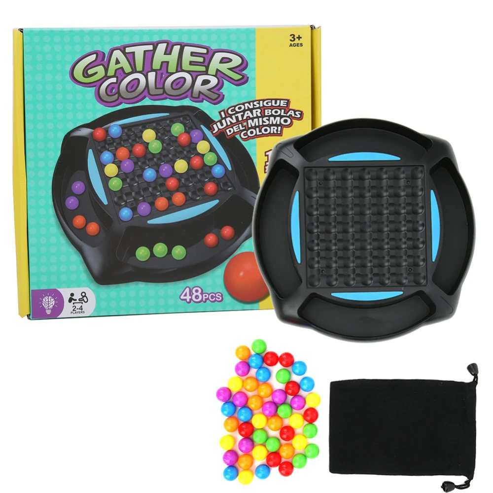 Ball Matching Game Desktop Early Educational Parent‑Child Interactive Game ToyBlack Desktop Game