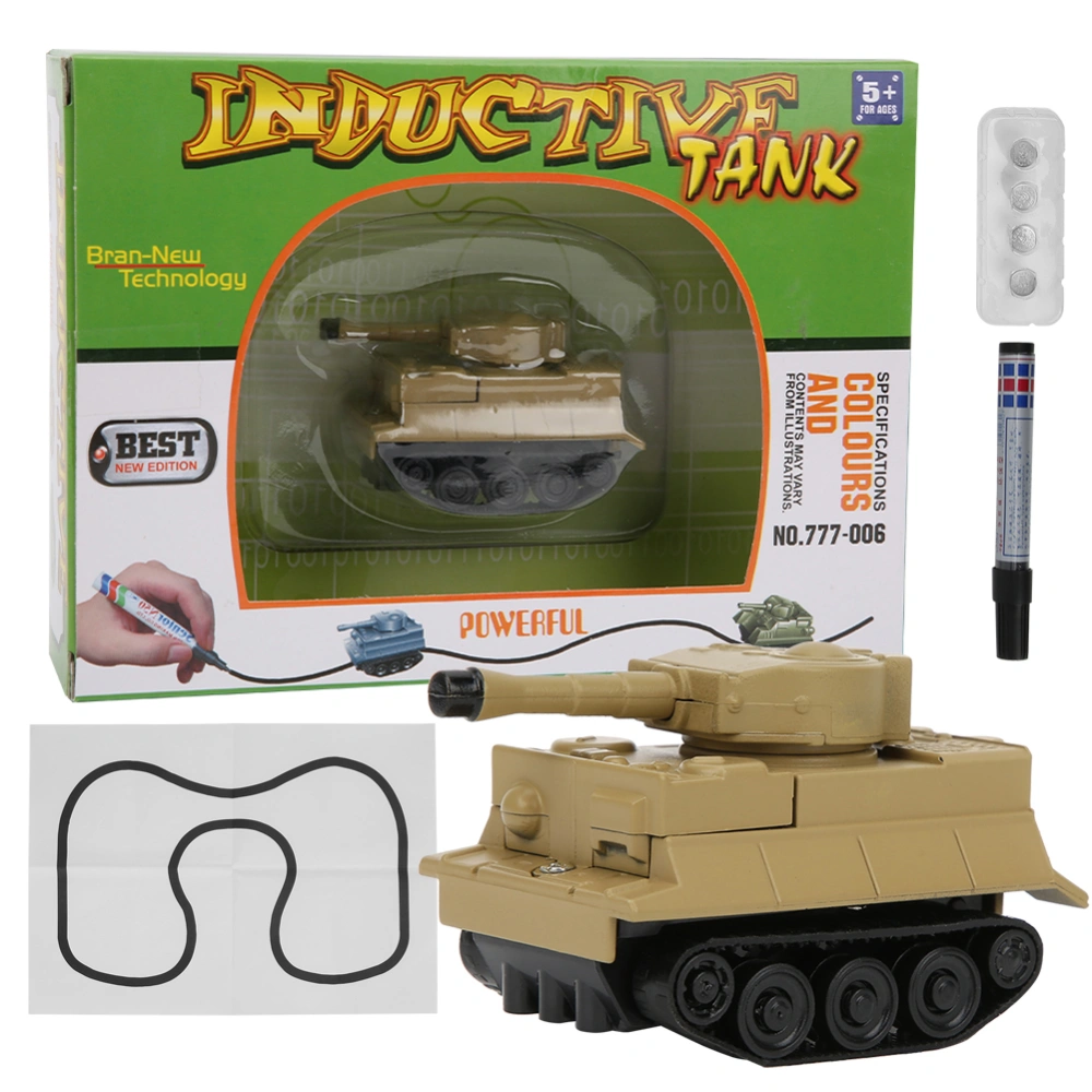 Inductive Draw Line Following Robot Car Induction Pen Follow Toy Children Educational Toy777&#8209;006 Tank